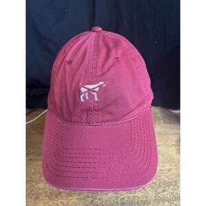 Southern Point‎ Co Pointer Hunting Dog Strap Hat Cap Red NWT